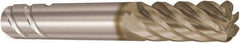 Seco - 10mm, 6 Flute, Single End, Solid Carbide, 3mm Corner Radius End Mill - 72mm OAL, 38° Helix, Right Hand Flute, 26mm LOC, Right Hand Cut - Eagle Tool & Supply