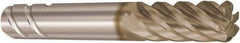 Seco - 20mm, 6 Flute, Single End, Solid Carbide, 4mm Corner Radius End Mill - 121mm OAL, 38° Helix, Right Hand Flute, 62mm LOC, Right Hand Cut - Eagle Tool & Supply