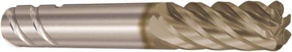 Seco - 10mm, 6 Flute, Single End, Solid Carbide, 2mm Corner Radius End Mill - 72mm OAL, 38° Helix, Right Hand Flute, 26mm LOC, Right Hand Cut - Eagle Tool & Supply