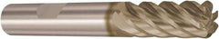 Seco - 16mm, 6 Flute, Single End, Solid Carbide, 2mm Corner Radius End Mill - 99mm OAL, 38° Helix, Right Hand Flute, 44mm LOC, Right Hand Cut - Eagle Tool & Supply