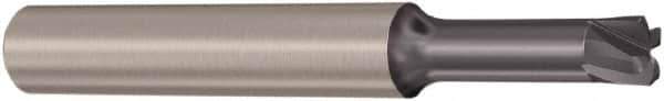 Seco - 3mm, 4 Flute, Single End, Solid Carbide, 0.5mm Corner Radius End Mill - 60mm OAL, 0° Helix, Right Hand Flute, 0.35mm LOC, Right Hand Cut, 18mm Extended Reach - Eagle Tool & Supply
