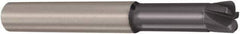 Seco - 4mm, 5 Flute, Single End, Solid Carbide, 0.6mm Corner Radius End Mill - 70mm OAL, 0° Helix, Right Hand Flute, 0.4mm LOC, Right Hand Cut, 24mm Extended Reach - Eagle Tool & Supply