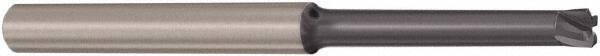 Seco - 1.5mm, 4 Flute, Single End, Solid Carbide, 0.2mm Corner Radius End Mill - 60mm OAL, 0° Helix, Right Hand Flute, 0.2mm LOC, Right Hand Cut, 21mm Extended Reach - Eagle Tool & Supply