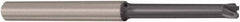 Seco - 1.5mm, 4 Flute, Single End, Solid Carbide, 0.2mm Corner Radius End Mill - 60mm OAL, 0° Helix, Right Hand Flute, 0.2mm LOC, Right Hand Cut, 21mm Extended Reach - Eagle Tool & Supply