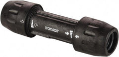 Transair - 1/2" ID, 16.5mm OD, Union - Plastic, 232 Max psi, 4-3/4" Long - Eagle Tool & Supply