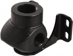 Transair - Three Port Wall Bracket - Plastic, 232 Max psi, 3/4 & 1/2 & 1/4 Female NPT, 3-5/16" Long - Eagle Tool & Supply