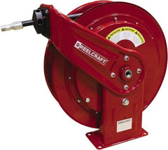 Reelcraft - 75' Spring Retractable Hose Reel - 5,000 psi, Hose Included - Eagle Tool & Supply