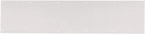 IVES - 34" Long x 8" High Stainless Steel Kickplate - Satin Chrome Finish - Eagle Tool & Supply