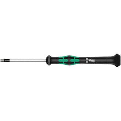 Wera - 0.028" Precision Miniature Hex Driver - 1-37/64" Bade Length, Multi Handle, 157mm OAL - Eagle Tool & Supply