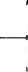 Falcon - Nonhanded, Medium Duty Vertical Rod - Dark Bronze Finish, 4" Max Door Width, Grade 1 - Eagle Tool & Supply
