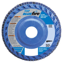 7″ × 7/8″ 80 Grit Type 27 BlueFire Flap Disc - Eagle Tool & Supply