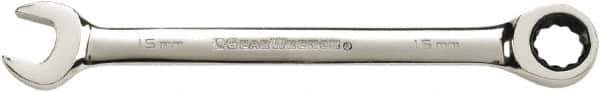 GearWrench - 34mm 12 Point Combination Wrench - Chrome Vanadium Steel, Full Polish Finish - Eagle Tool & Supply