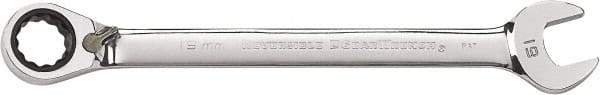 GearWrench - 21mm 12 Point Combination Wrench - Chrome Vanadium Steel, Full Polish Finish - Eagle Tool & Supply