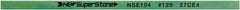 Value Collection - Flat Ceramic Finishing Stick - 100mm Long x 0.5mm Wide x 2mm Thick, 120 Grit - Eagle Tool & Supply