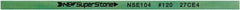 Value Collection - Flat Ceramic Finishing Stick - 100mm Long x 0.8mm Wide x 10mm Thick, 120 Grit - Eagle Tool & Supply