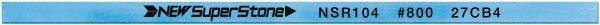 Value Collection - Flat Ceramic Finishing Stick - 100mm Long x 0.8mm Wide x 10mm Thick, 800 Grit - Eagle Tool & Supply