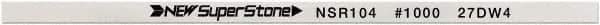 Value Collection - Flat Ceramic Finishing Stick - 100mm Long x 0.5mm Wide x 10mm Thick, 1,000 Grit - Eagle Tool & Supply