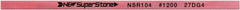 Value Collection - Flat Ceramic Finishing Stick - 100mm Long x 0.8mm Wide x 10mm Thick, 1,200 Grit - Eagle Tool & Supply