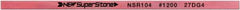 Value Collection - Flat Ceramic Finishing Stick - 100mm Long x 0.5mm Wide x 10mm Thick, 1,200 Grit - Eagle Tool & Supply