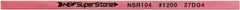 Value Collection - Flat Ceramic Finishing Stick - 100mm Long x 0.5mm Wide x 4mm Thick, 1,200 Grit - Eagle Tool & Supply