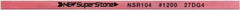 Value Collection - Flat Ceramic Finishing Stick - 100mm Long x 0.5mm Wide x 2mm Thick, 1,200 Grit - Eagle Tool & Supply