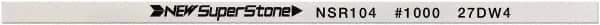 Value Collection - Flat Ceramic Finishing Stick - 100mm Long x 1.5mm Wide x 10mm Thick, 1,000 Grit - Eagle Tool & Supply