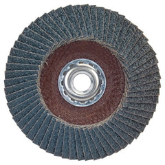 ‎5″ × 5/8″-11 Flap Disc BlueFire Type 29 Fiberglass Plate 36 Grit - Eagle Tool & Supply