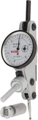 SPI - 0.06" Range, 0.001" Dial Graduation, Horizontal Dial Test Indicator - 1-3/16" White Dial, 0-15-0 Dial Reading, Accurate to 0.0012" - Eagle Tool & Supply