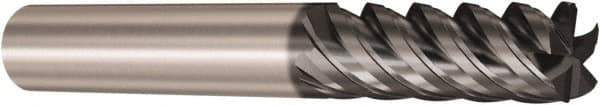 Seco - 10mm, 5 Flute, Single End, Solid Carbide, Corner Chamfer End Mill - 72mm OAL, 48° Helix, Right Hand Flute, 25mm LOC, Right Hand Cut - Eagle Tool & Supply