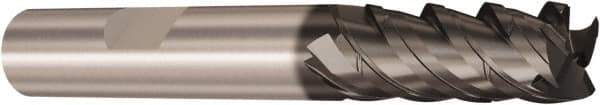 Seco - 20mm, 4 Flute, Single End, Solid Carbide, Corner Chamfer End Mill - 114mm OAL, 48° Helix, Right Hand Flute, 50mm LOC, Right Hand Cut - Eagle Tool & Supply
