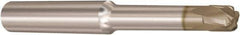 Seco - 2mm, 3 Flute, Single End, Solid Carbide, 1mm Corner Radius End Mill - 65mm OAL, 10° Helix, Right Hand Flute, 1mm LOC, Right Hand Cut, - Eagle Tool & Supply