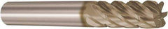 Seco - 25mm, 6 Flute, Single End, Solid Carbide, 0.5mm Corner Radius End Mill - 146mm OAL, 38° Helix, Right Hand Flute, 78mm LOC, Right Hand Cut - Eagle Tool & Supply