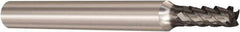 Seco - 4mm, 4 Flute, Single End, Solid Carbide, Corner Chamfer End Mill - 57mm OAL, 48° Helix, Right Hand Flute, 10mm LOC, Right Hand Cut - Eagle Tool & Supply