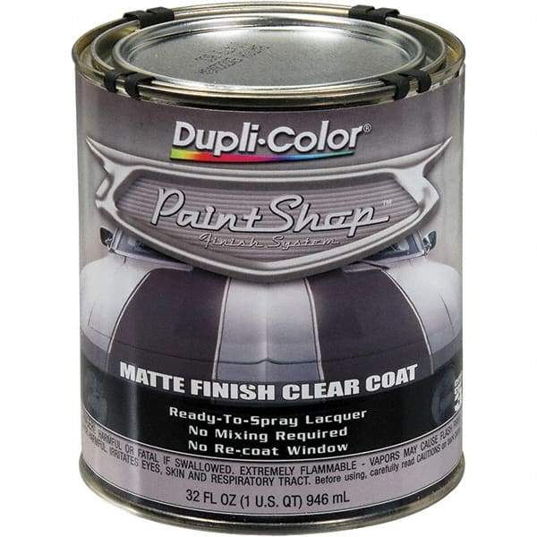 Dupli-Color - Matte Automotive Topcoat - 1 Qt Can - Eagle Tool & Supply