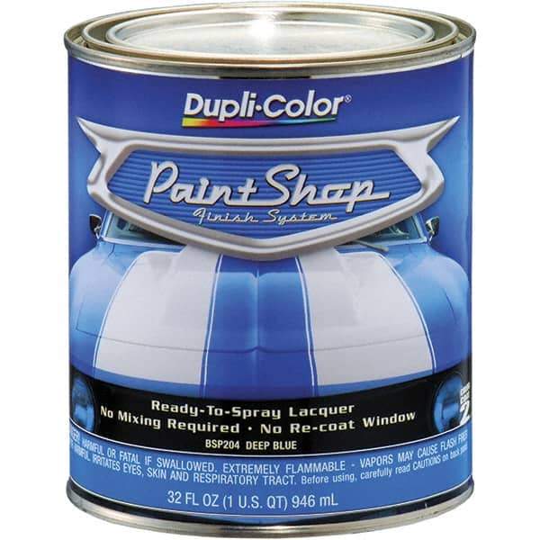 Dupli-Color - Deep Blue Automotive Topcoat - 1 Qt Can - Eagle Tool & Supply