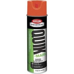 Krylon - 20 fl oz Orange Marking Paint - 664' Coverage at 1" Wide, Water-Based Formula, 432 gL VOC - Eagle Tool & Supply