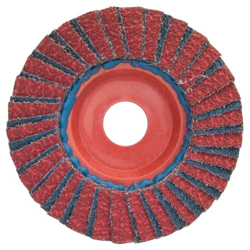 6″ × 7/8″ Flap Disc RedHeat Quick Trim Type 27 Plastic Plate 40 Grit - Eagle Tool & Supply