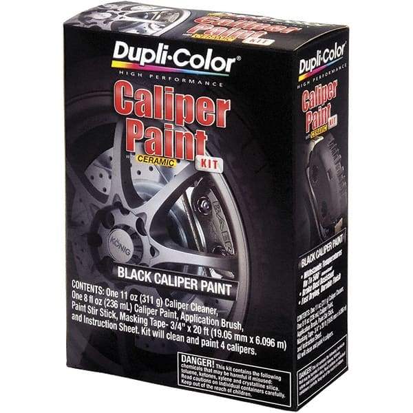 Dupli-Color - 16 oz Matte Black Automotive Heat Resistant Paint - Matte Finish, 500°F Max Temp, Comes in Aerosol Can - Eagle Tool & Supply