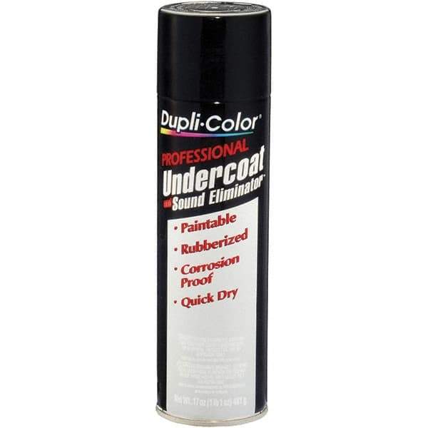 Dupli-Color - 17 oz Black Automotive Paintable Undercoating - Comes in Aerosol Can - Eagle Tool & Supply