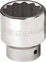 GearWrench - 1-9/16", 3/4" Drive, Standard Hand Socket - 12 Points, 2.48" OAL, Alloy Steel, Chrome Finish - Eagle Tool & Supply