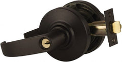 Storeroom Lever Lockset for 1-3/8″ Thick Doors Schlage C keyway, 2-3/4″ Backset, Oil Rubbed Bronze Finish