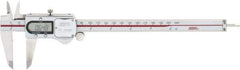 SPI - 0 to 200mm Range, 0.01mm Resolution, IP67 Electronic Caliper - Stainless Steel with 50mm Stainless Steel Jaws, 0.03mm Accuracy - Eagle Tool & Supply