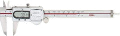 SPI - 0 to 150mm Range, 0.01mm Resolution, IP67 Electronic Caliper - Stainless Steel with 40mm Stainless Steel Jaws, 0.02mm Accuracy - Eagle Tool & Supply
