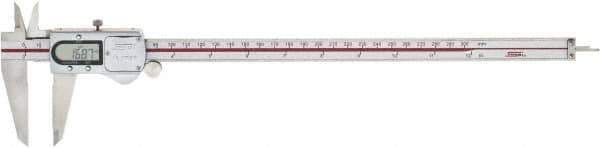SPI - 0 to 300mm Range, 0.01mm Resolution, IP67 Electronic Caliper - Stainless Steel with 60mm Stainless Steel Jaws, 0.03mm Accuracy - Eagle Tool & Supply