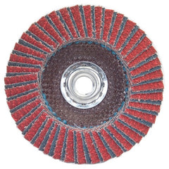 ‎4-1/2″ × 5/8″-11 60 Grit Type 27 Red Heat Flap Disc - Eagle Tool & Supply