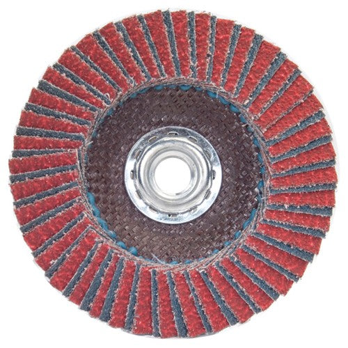 ‎4-1/2″ × 5/8″-11 60 Grit Type 29 Red Heat Flap Disc - Eagle Tool & Supply