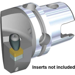 Kennametal - Left Hand Cut, Size KM50TS, CN.. 1606.. & CN.. 54 Insert Compatiblity, Internal or External Modular Turning & Profiling Cutting Unit Head - 35mm Ctr to Cutting Edge, 50mm Head Length, Through Coolant, Series Kenclamp - Eagle Tool & Supply