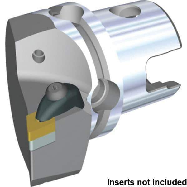 Kennametal - Right Hand Cut, Size KM80TS, DN.. 1506.. & DN.. 442 Insert Compatiblity, External Modular Turning & Profiling Cutting Unit Head - 53mm Ctr to Cutting Edge, 70mm Head Length, Through Coolant, Series Kenclamp - Eagle Tool & Supply