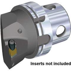 Kennametal - Right Hand Cut, Size KM50TS, DN.. 1506.. & DN.. 442 Insert Compatiblity, Internal or External Modular Turning & Profiling Cutting Unit Head - 35mm Ctr to Cutting Edge, 50mm Head Length, Through Coolant, Series Kenclamp - Eagle Tool & Supply
