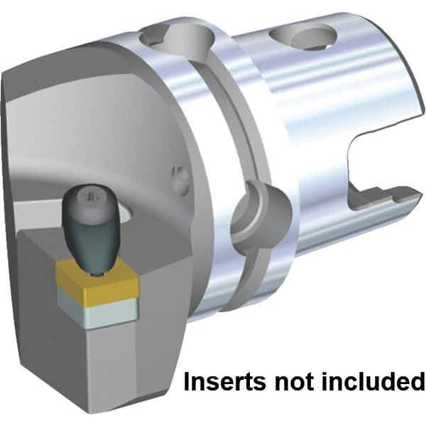 Kennametal - Left Hand Cut, Size KM50TS, CN... 432 & CN..120408 Insert Compatiblity, External Modular Turning & Profiling Cutting Unit Head - 30mm Ctr to Cutting Edge, 50mm Head Length, Through Coolant, Series Kenclamp - Eagle Tool & Supply